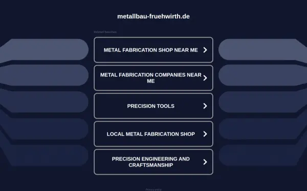 metallbau-fruehwirth.de