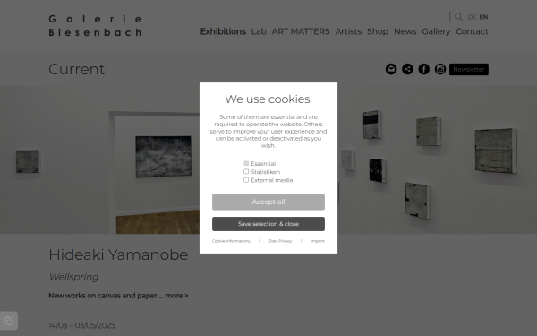 www.galerie-biesenbach.de