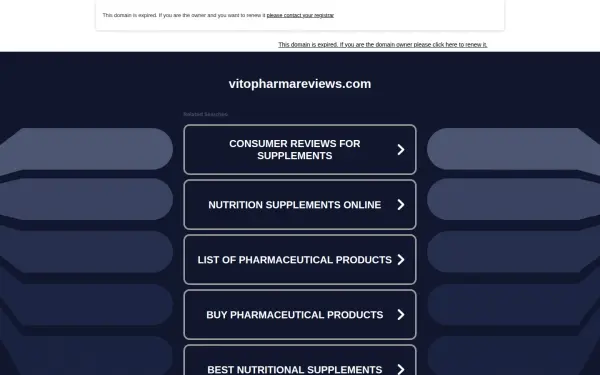 vitopharmareviews.com