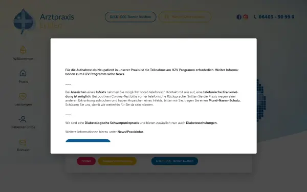 www.arztpraxis-linden.de