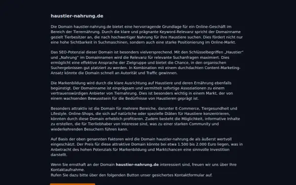 haustier-nahrung.de