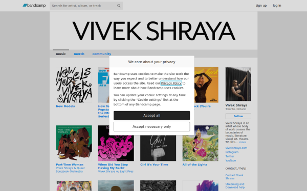 vivekshraya.bandcamp.com