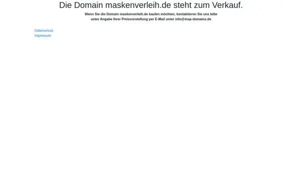 maskenverleih.de