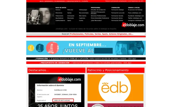 www.eldoblaje.com
