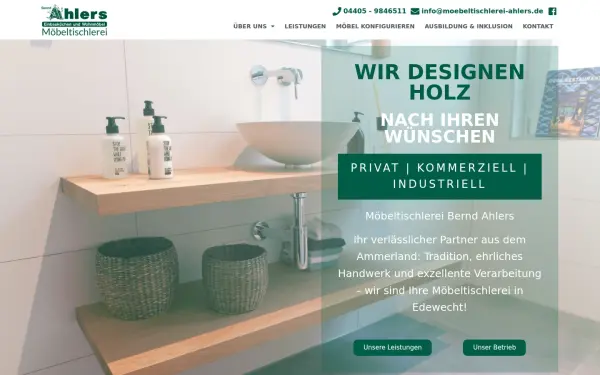 www.moebeltischlerei-ahlers.de