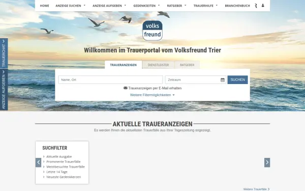 volksfreund.trauer.de