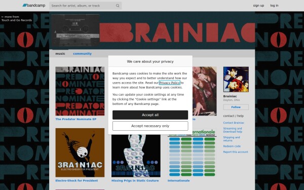 brainiac.bandcamp.com