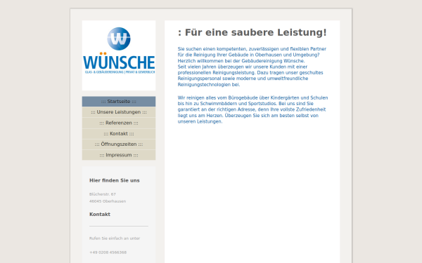 www.gebaeudereinigung-wuensche.de