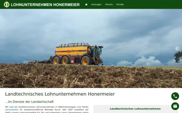 lohnunternehmen-honermeier.de