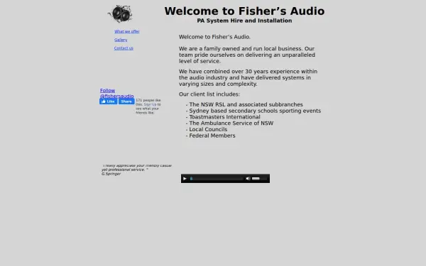 fishersaudio.com.au