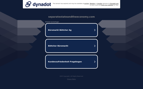 separatestateandtheeconomy.com