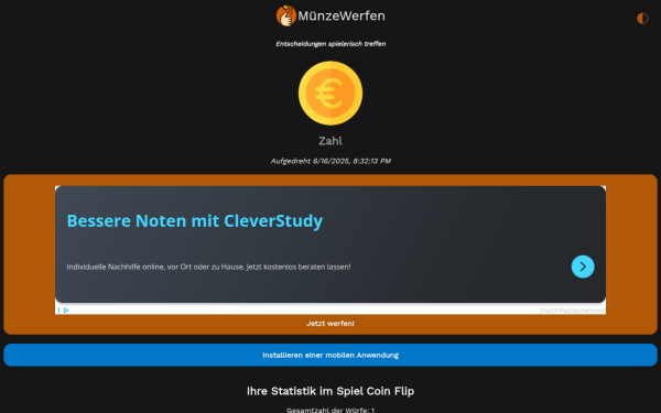 muenzewerfen.de