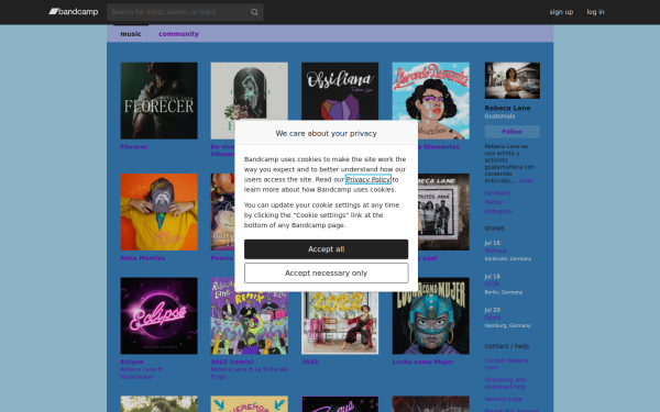 rebecalane.bandcamp.com
