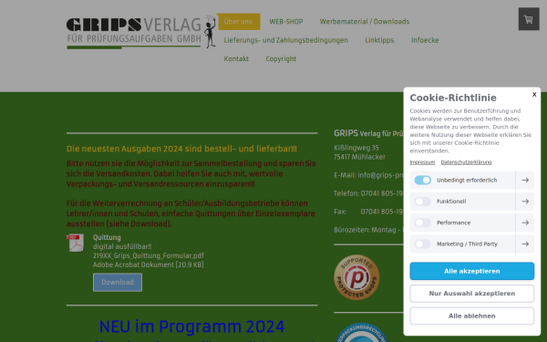 www.grips-pruefungsaufgaben.de