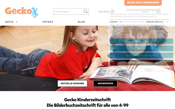 www.gecko-kinderzeitschrift.de