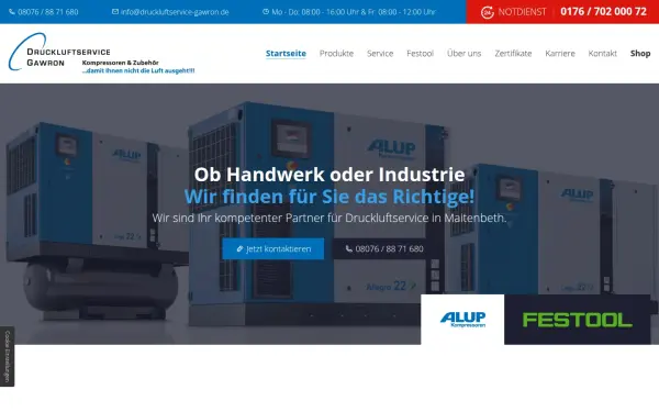 www.druckluftservice-gawron.de