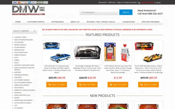 www.diecastmodelswholesale.com