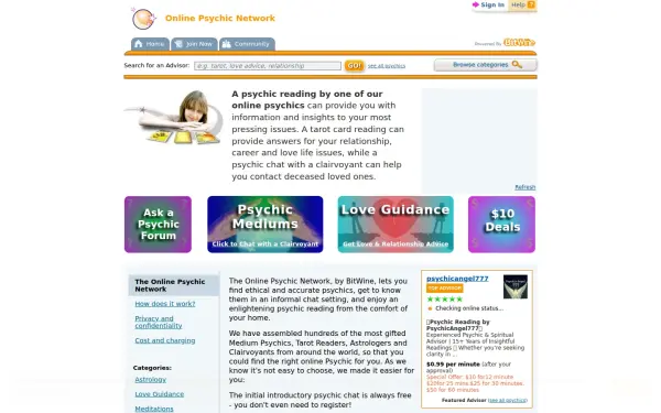 psychic.bitwine.com