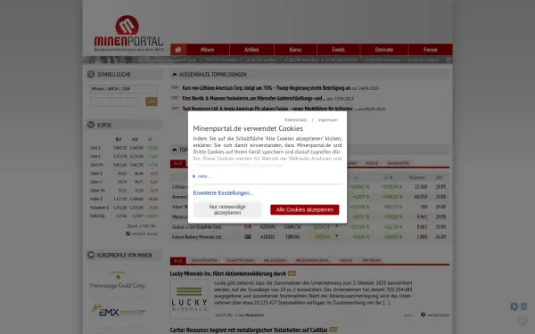 www.minenportal.de