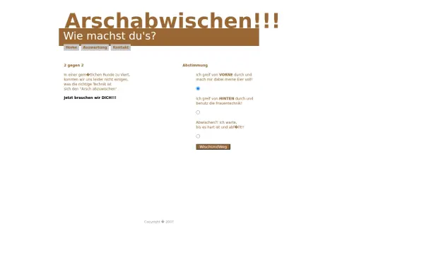 arschabwischen.de