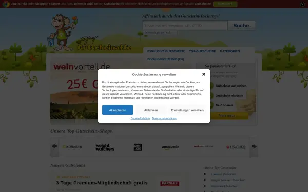 www.gutscheinaffe.de