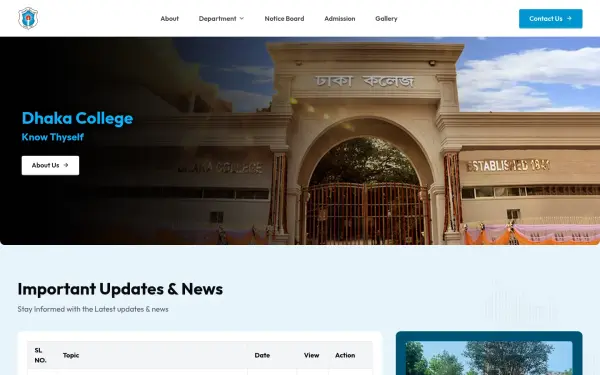 www.dhakacollege.edu.bd