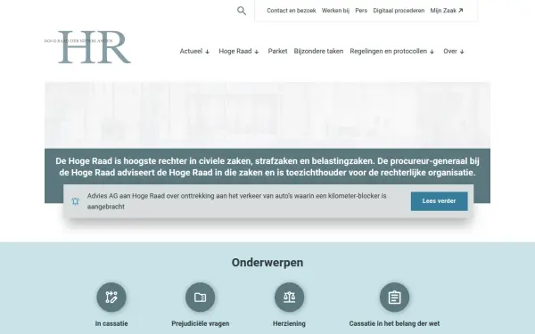 www.hogeraad.nl