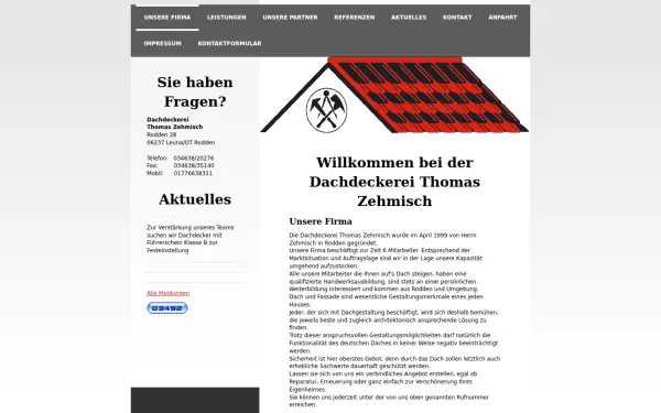 www.dachdeckerei-zehmisch.de