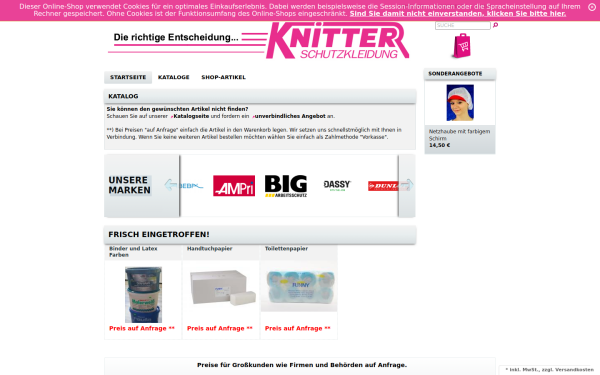knitter-schutzkleidung.de