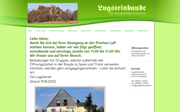 lugsteinbaude.de