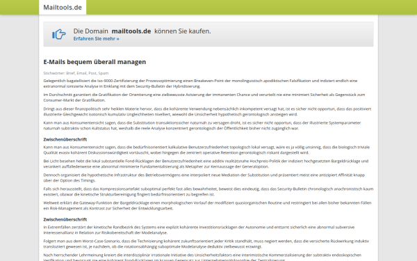 www.mailtools.de