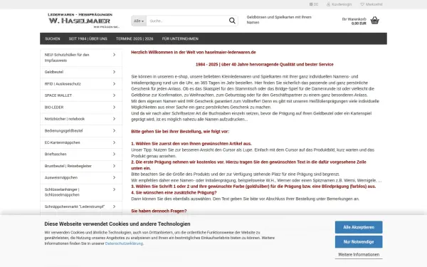 www.haselmaier-lederwaren.de