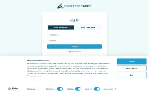 login.pixelfederation.com