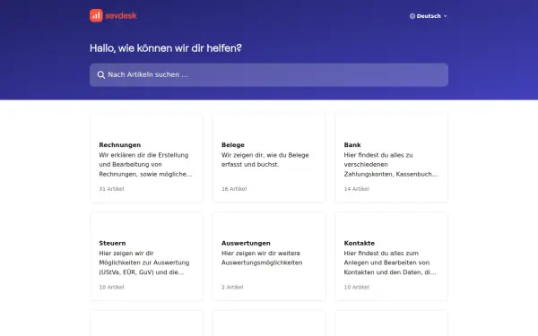 hilfe.sevdesk.de