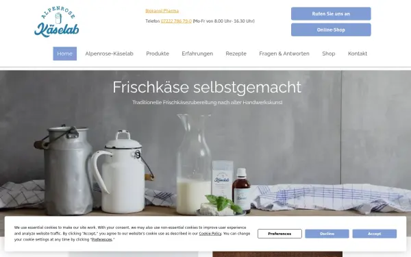 www.alpenrose-kaeselab.de