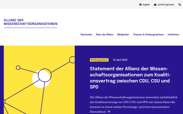 www.allianz-der-wissenschaftsorganisationen.de