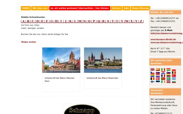 www.mainz-monteurzimmer.de