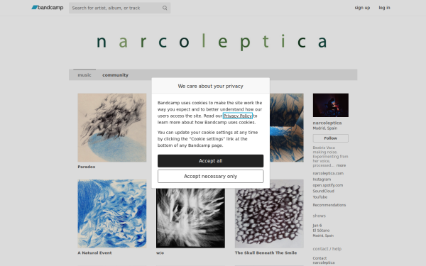 narcoleptica.bandcamp.com