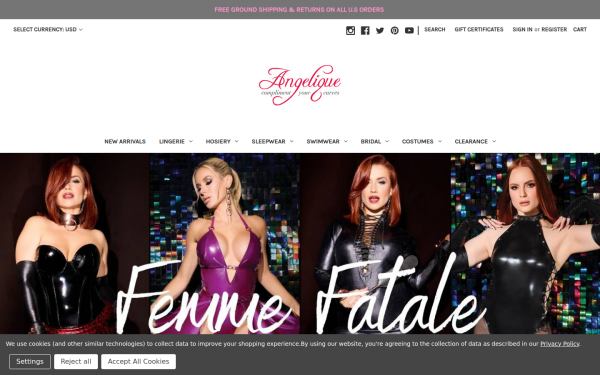 www.angeliquelingerie.com