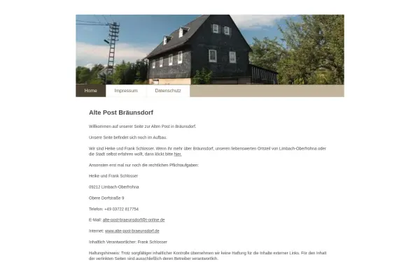 www.alte-post-braeunsdorf.de