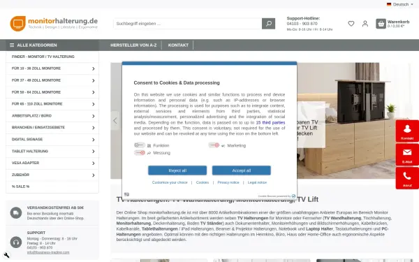 www.monitorhalterung.de