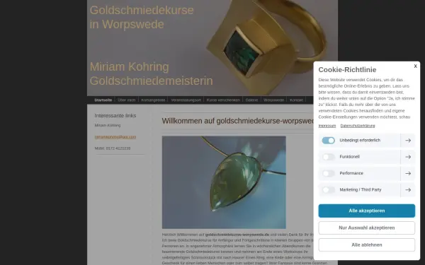 www.goldschmiedekurse-worpswede.de