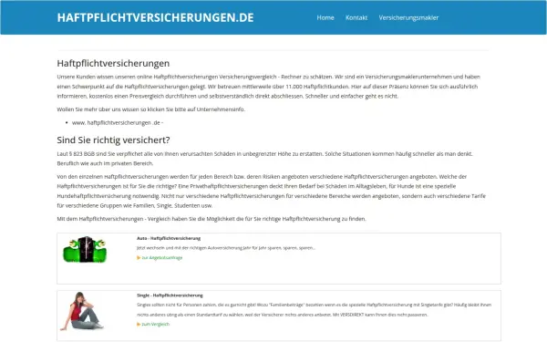 haftpflichtversicherungen.de