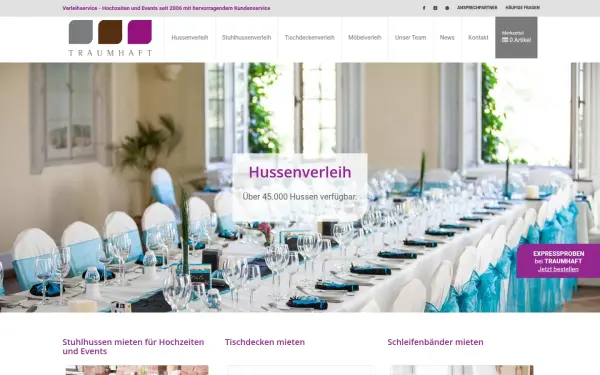 www.traumhaft-hussenverleih.de