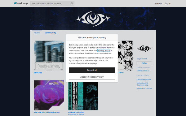 kaydotnet.bandcamp.com