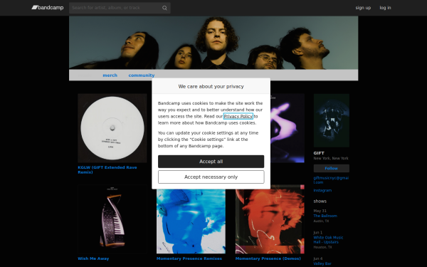 giftbandnyc.bandcamp.com