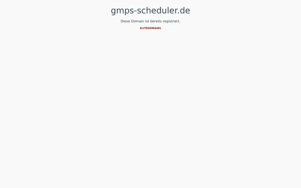 gmps-scheduler.de