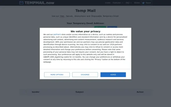 tempmail.now