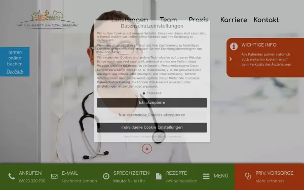 www.hausarzt-am-schlosspark.de