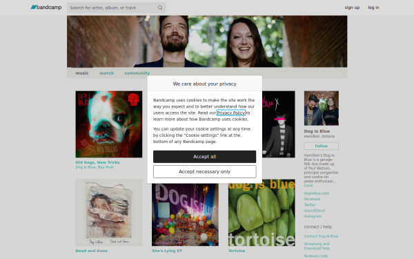 dogisblue.bandcamp.com
